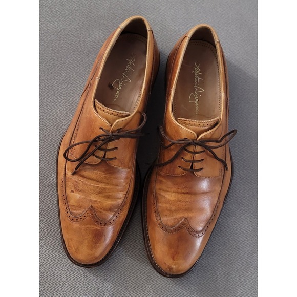 Martin‎ Dingman  Men\'s 340051 Tan Leather Dress Shoes Made In Italy ?? Size 9 main image 8